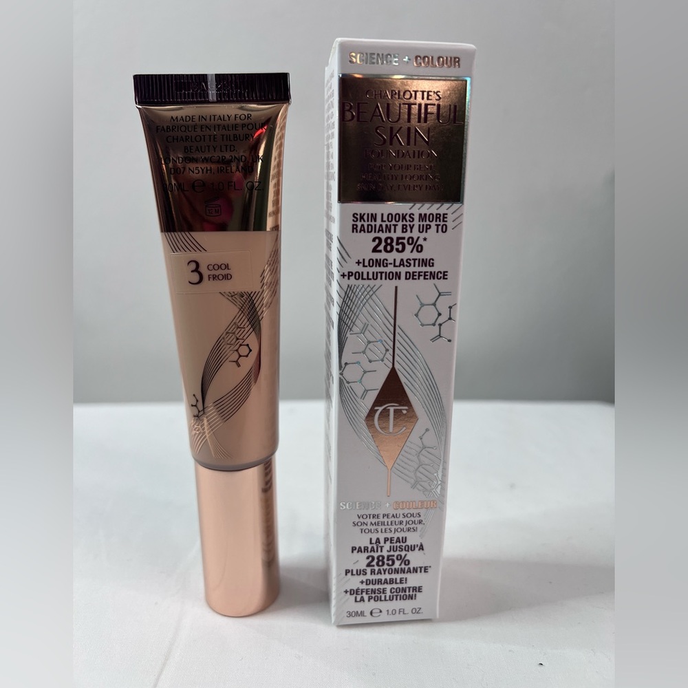 CHARLOTTE’S BEAUTIFUL SKIN FOUNDATION 2 Neutral BRAND NEW IN BOX.